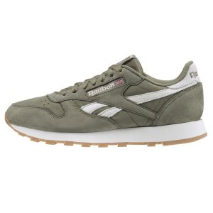 Adidasy Damskie Reebok Classic Leather TL Głęboka Zielone/Białe/Głęboka Zielone PL 34DSRGX